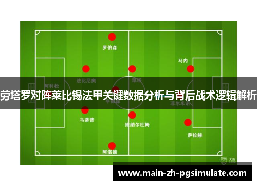 劳塔罗对阵莱比锡法甲关键数据分析与背后战术逻辑解析